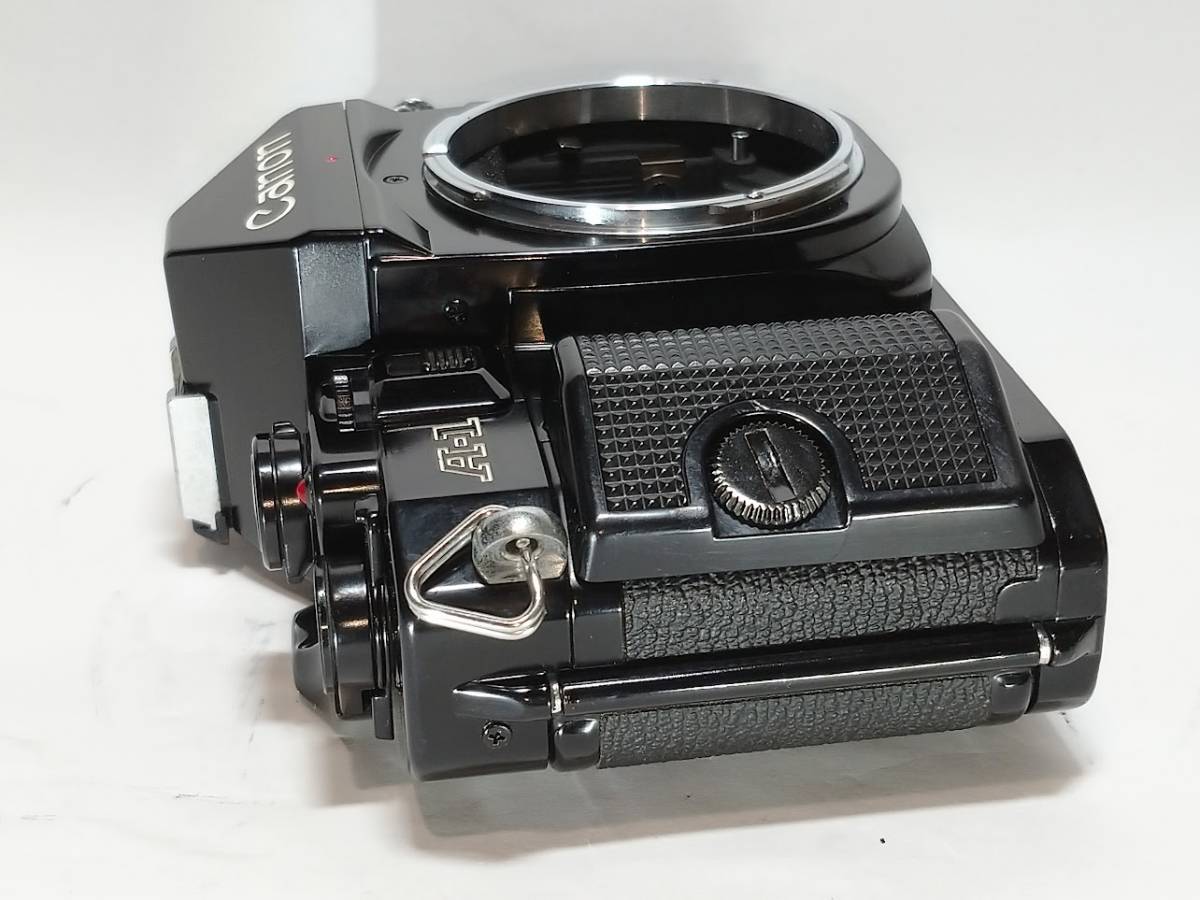 シャッター鳴き無し 動作品 キャノン Canon A-1 ボディ 黒 ブラック MF