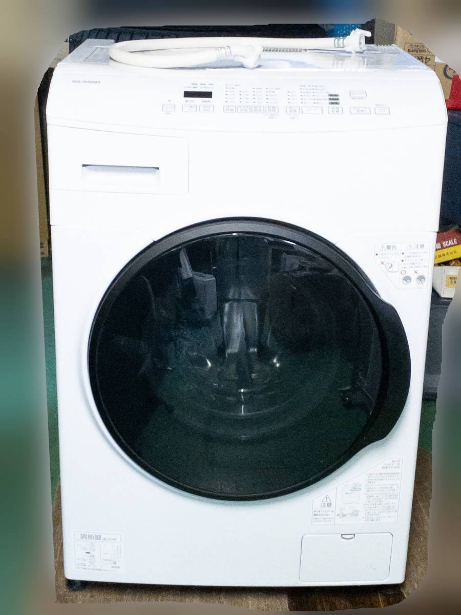 3Q売切！税無し◇2022年製 アイリスオーヤマ ドラム式洗濯機 CDK832◆洗濯/脱水7kg・乾燥3kg◆◆0930-1