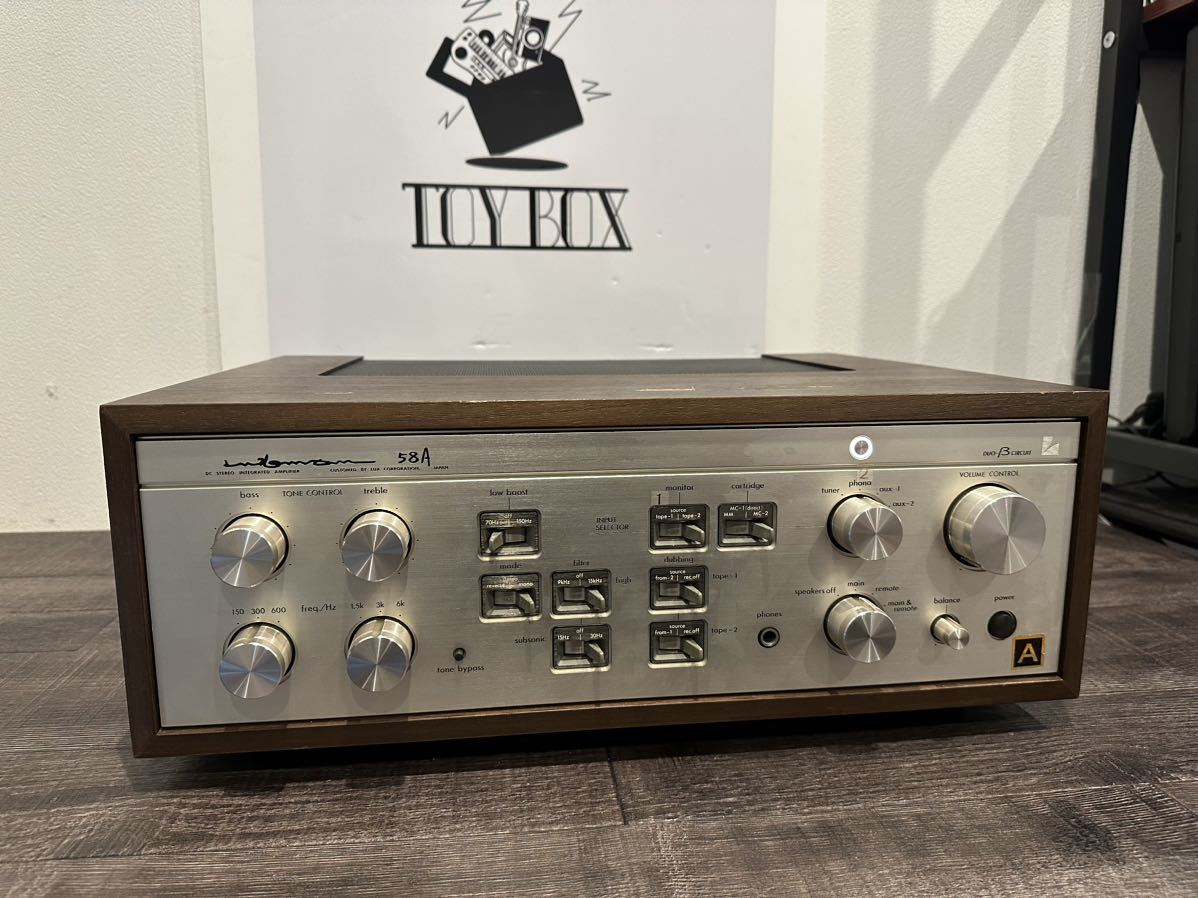 中古】プリメインアンプ LUXMAN ラックスマン L-58A オーディオ 音響