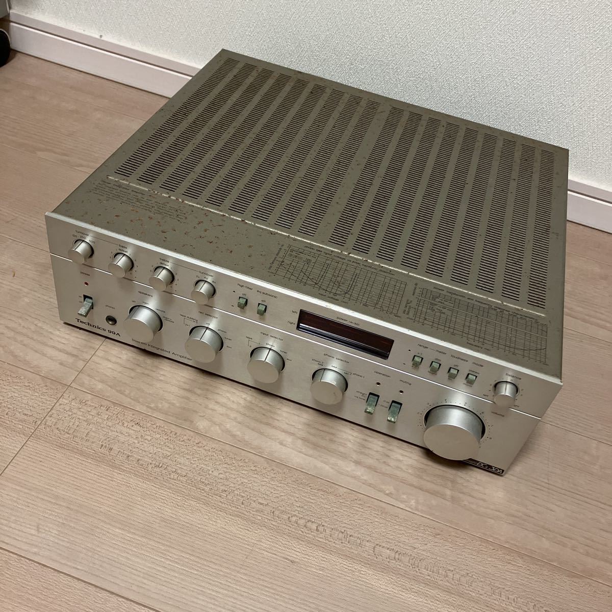 テクニクス SU-8099K (99A) プリメインアンプ ブラック 現状 要修理品