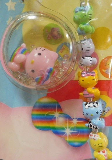 ☆レア☆2002☆プッチバージョン ハローキティ 6連ストラップ☆根付け