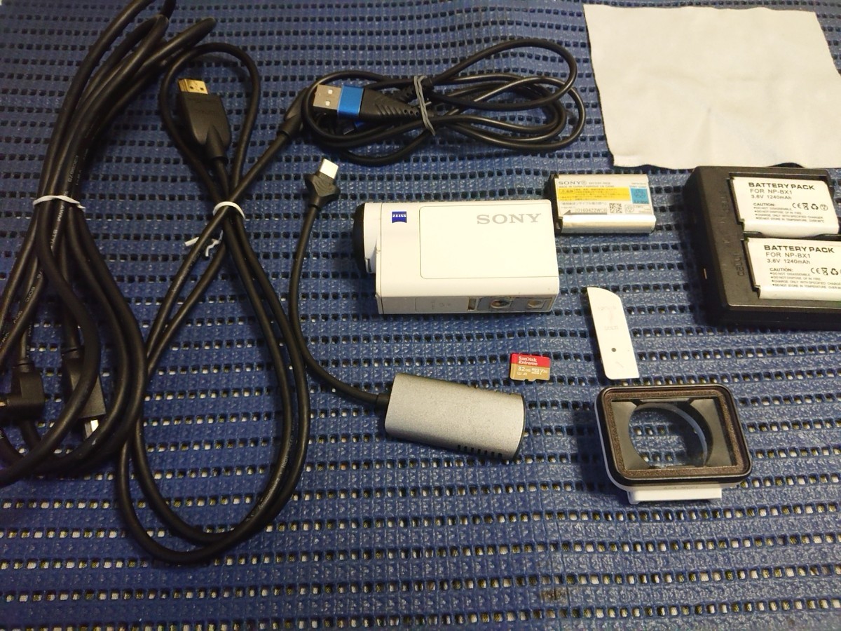 ソニー アクションカム AS300 タイプC HDMIキャプチャ付き 空間光学手ブレ補正 アクションカメラ