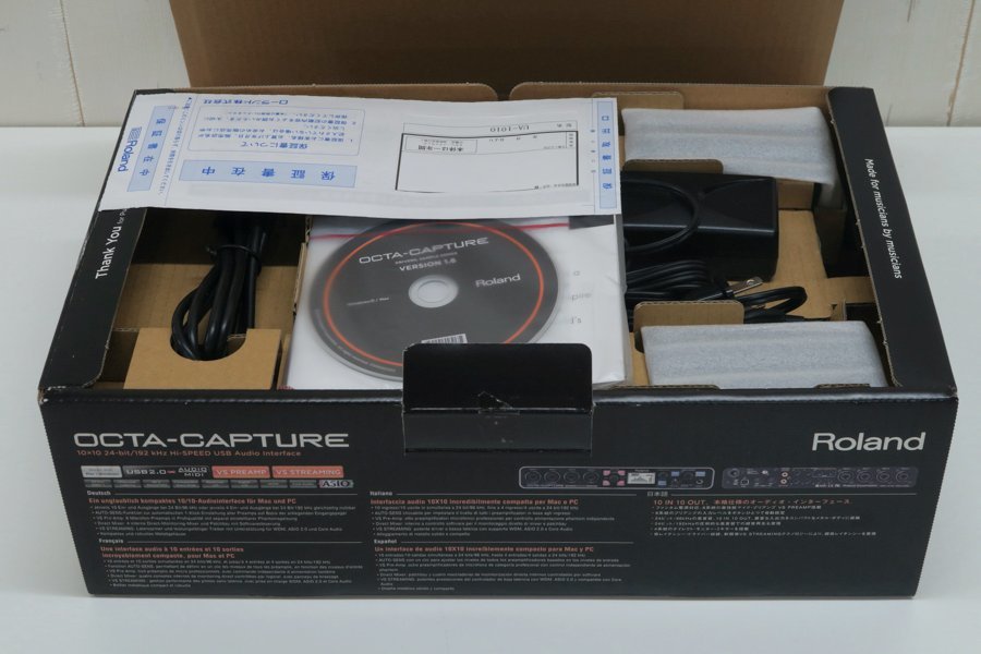 未使用品】Roland OCTA-CAPTURE UA1010 ローランド 8系統 新設計VS