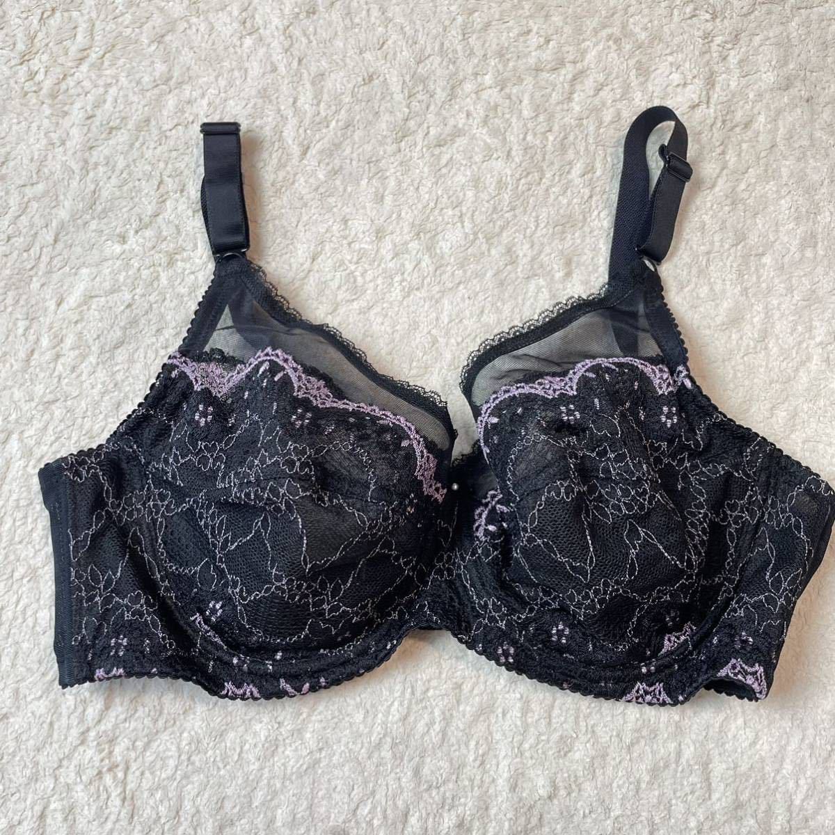 DIANA ダイアナ　ブラジャー 補正下着　矯正下着 E75 ブラック　黒