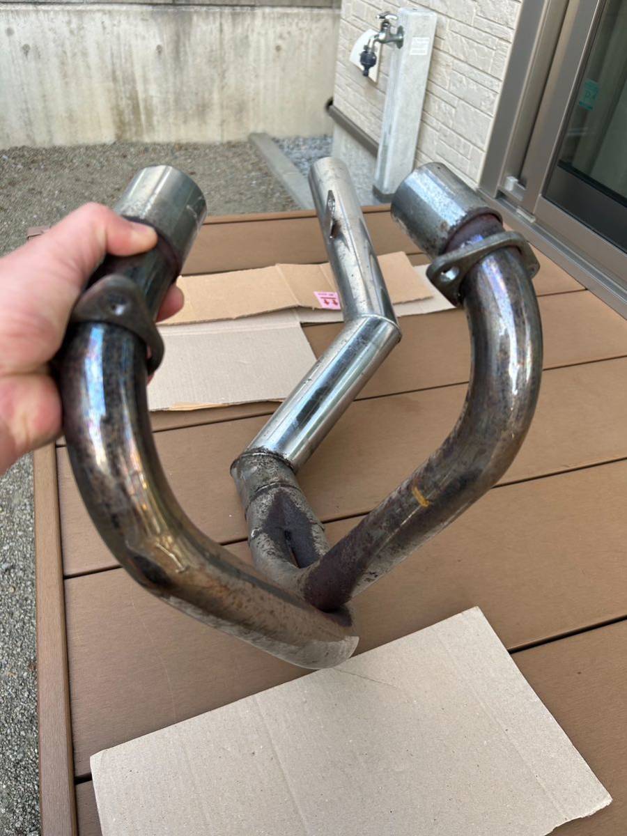 HAWK ホーク　バブ　左出しマフラー