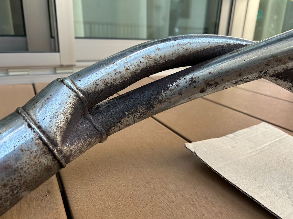 HAWK ホーク　バブ　左出しマフラー