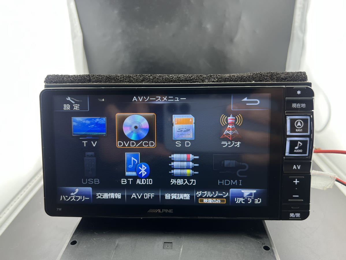 ALPINE アルパイン 7W トヨタ 7インチワイドナビ 地デジTV 人気品 即決