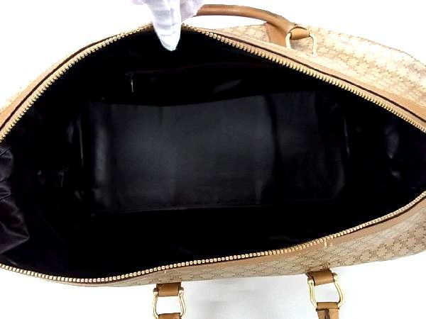 1円 CELINE セリーヌ ヴィンテージ マカダム柄 PVC×レザー