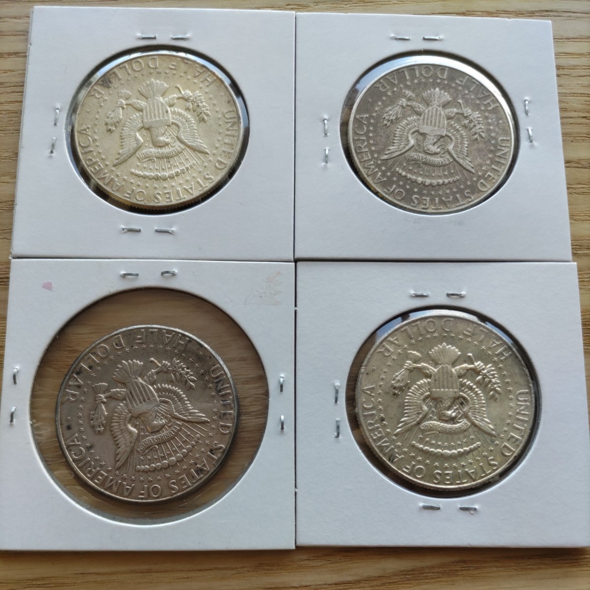 1964年 ケネディ ハーフダラー 銀貨 4枚セット ケネディ ハーフダラー