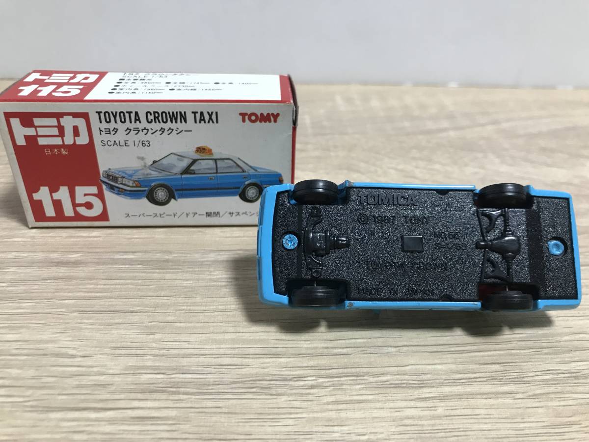 トミカ 赤箱 115－1－2 トヨタ クラウン タクシー 日本製 箱付 【公式
