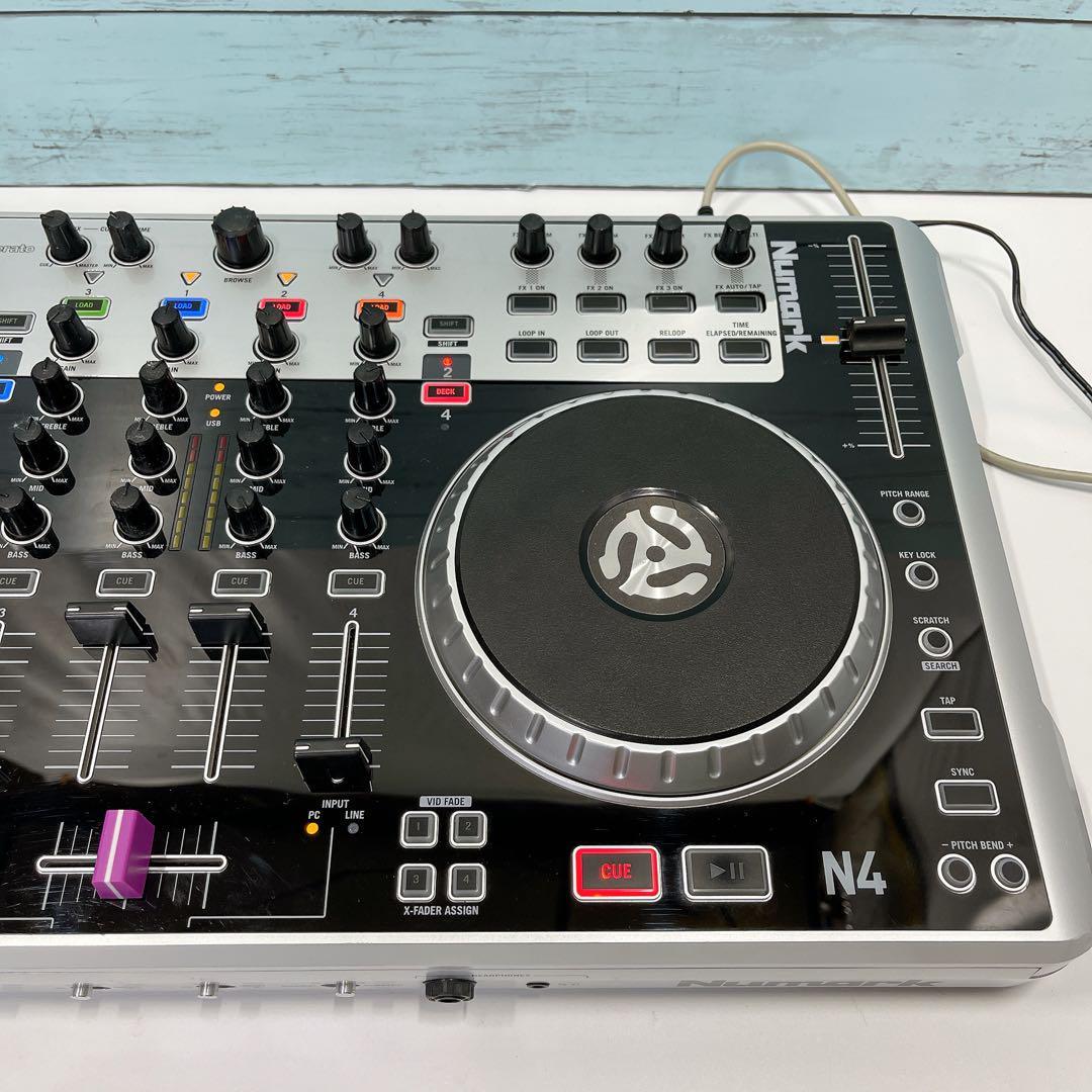 Numark N4 DJコントローラー リアルミキサ搭載 4デッキ ヌマーク 中古