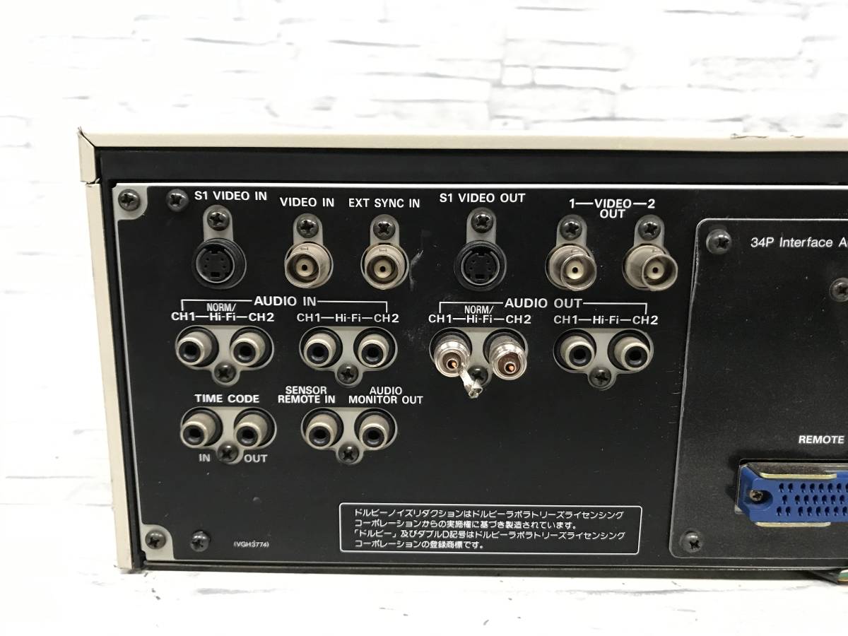157◇Panasonic AG-7350 S-VHS パナソニック ビデオデッキ 業務用