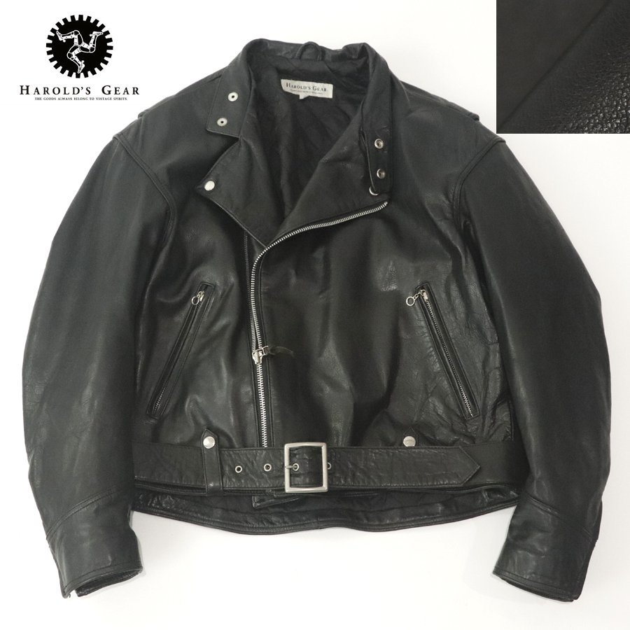 相場価格￥72,450- 美品 HAROLD'S GEAR ハロルズギア 牛革 カウレザー