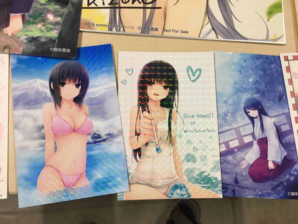 ○珈琲貴族 セット 色紙 イラスト ポストカード スケッチ集 らくがき帳