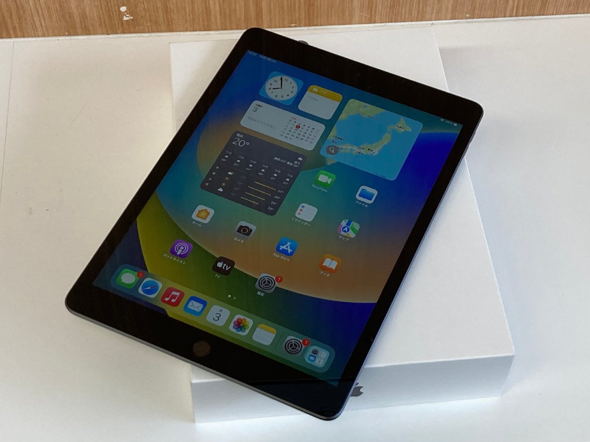 □中古美品:256GB□Apple iPad 9 第9世代 WiFi 256GB スペースグレイ 