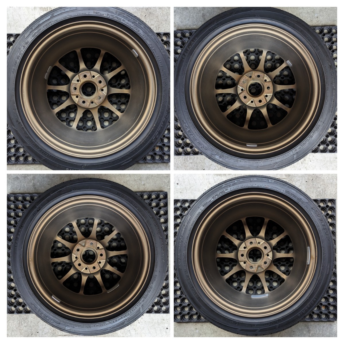 CE28N ブロンズ4本セット16インチ 7J+42 114.3-5H（楽天市場】RAYS 