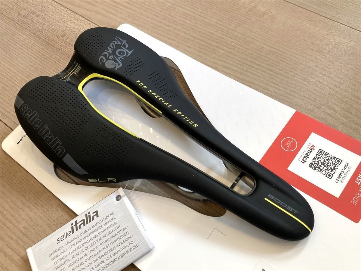 ★残1 新品 SELLE ITALIA SLR BOOST SUPERFLOW TDF Ti316レール S3(130mm X 248mm) 158g 即決