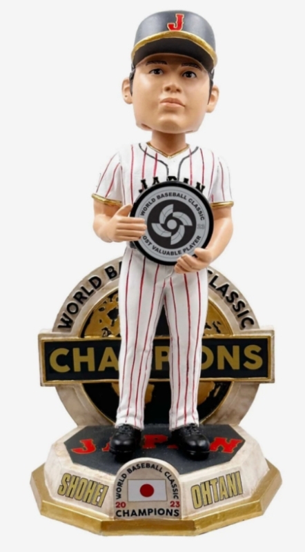 MS】大谷翔平 2023年WBC 優勝+MVP受賞記念 ボブルヘッド人形 新品 世界