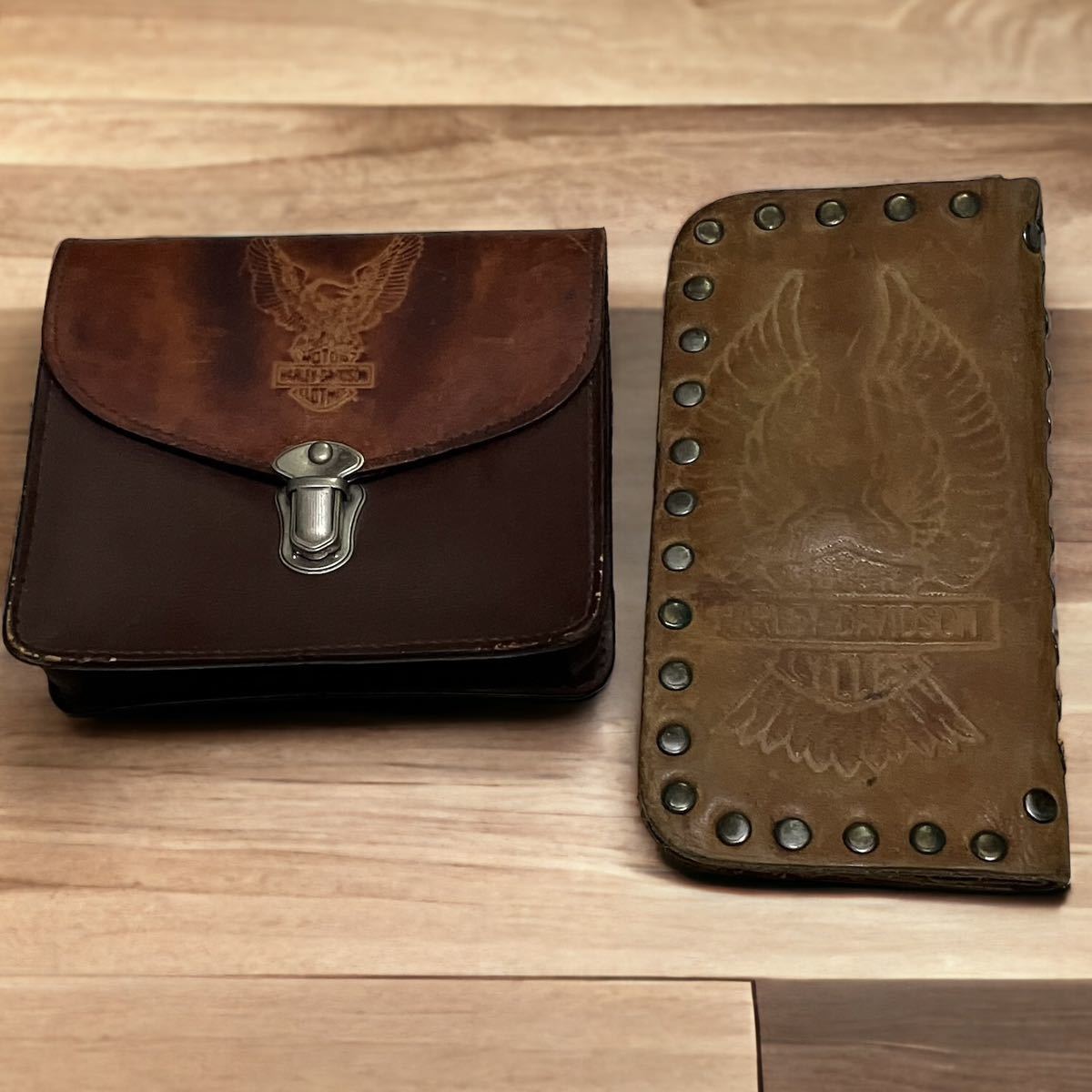 70s ハーレーダビッドソン ウォレット 、ベルトポーチ ビンテージ