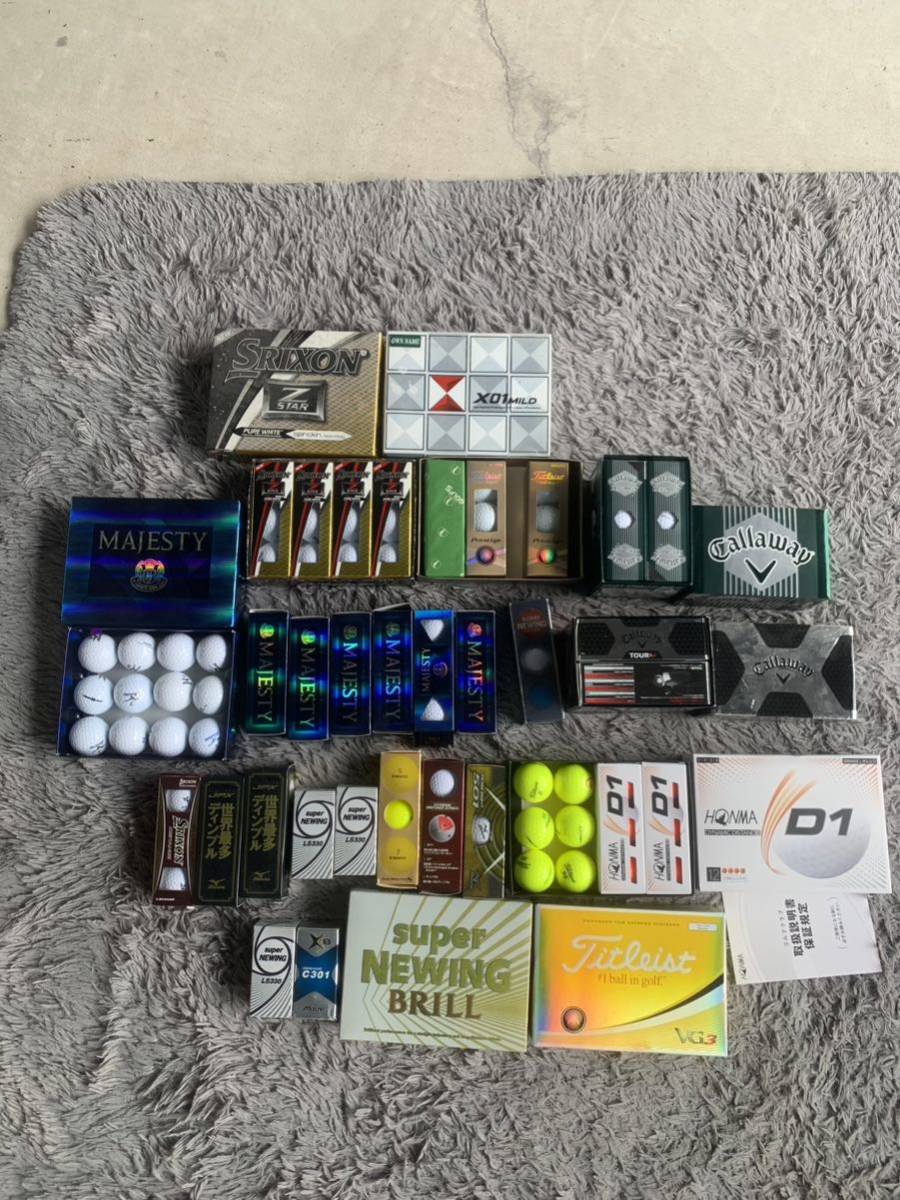 ゴルフボール MAJESTY CALLAWAY ミズノ 他 大量セット 世界最多