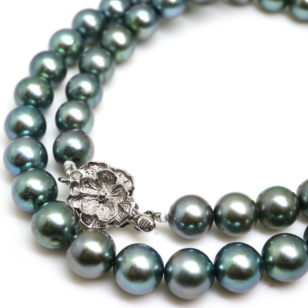 ○アコヤ本真珠ネックレス○o 31.8g 43.5cm 7.0-7.5mm珠 パール pearl