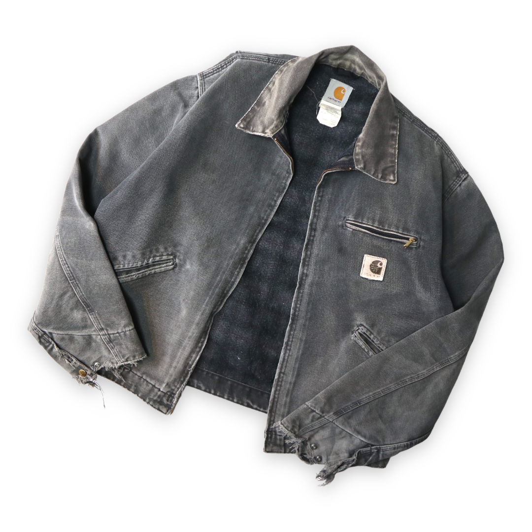 ボロ 希少色 Carhartt デトロイトジャケット グレー 野村訓市 