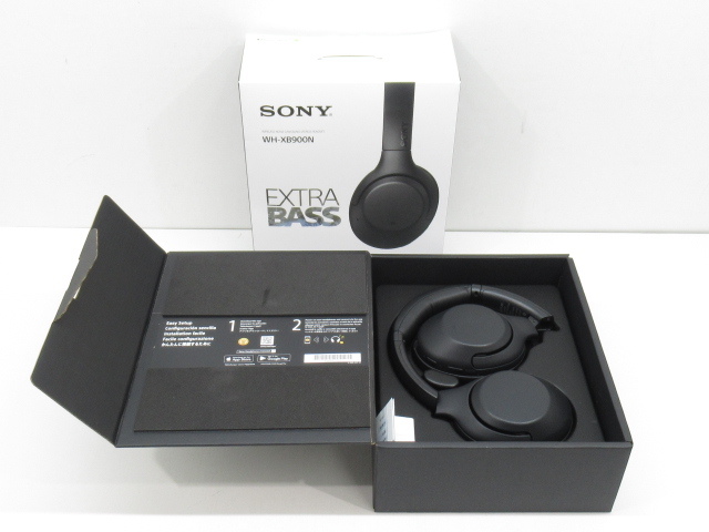 s23978-rj [送料950円] 中古●SONY ソニー ワイヤレスノイズキャンセリングステレオヘッドセット WH-XB900N [097-231005]