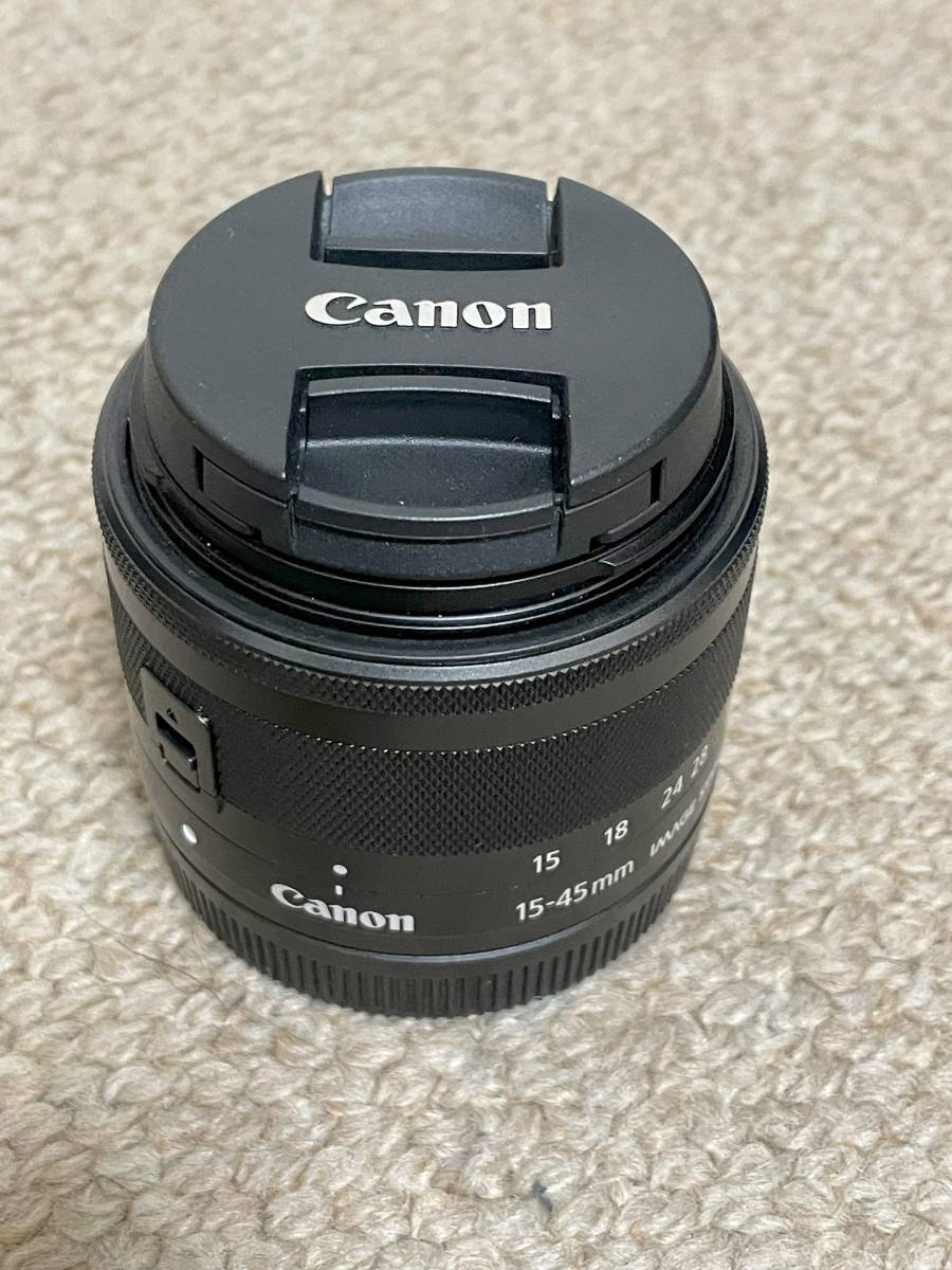 【超美品 撮影枚数30枚以下】EF-M15-45mm F3.5-6.3 IS STM EF-M15-45ISSTM（ブラック）