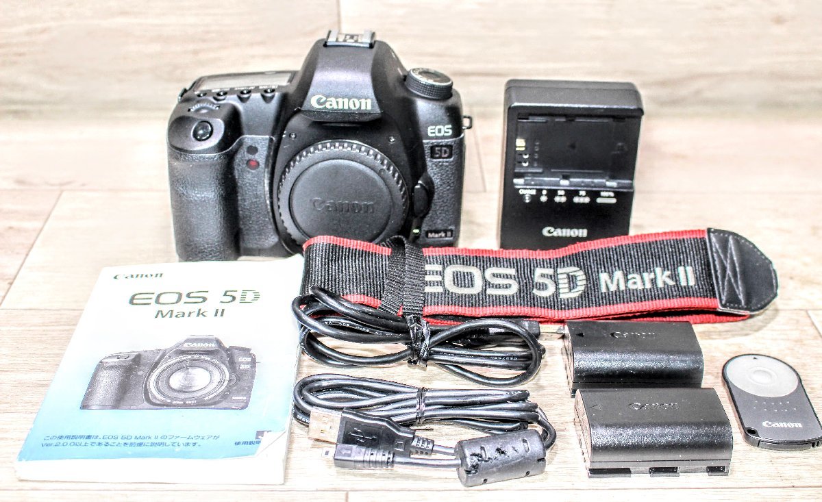 キヤノン MarkⅡ 5D EOS Canon ボディ DS126201 バッテリー×2 キヤノン MarkⅡ 5D EOS Canon ボディ DS126201 バッテリー×2