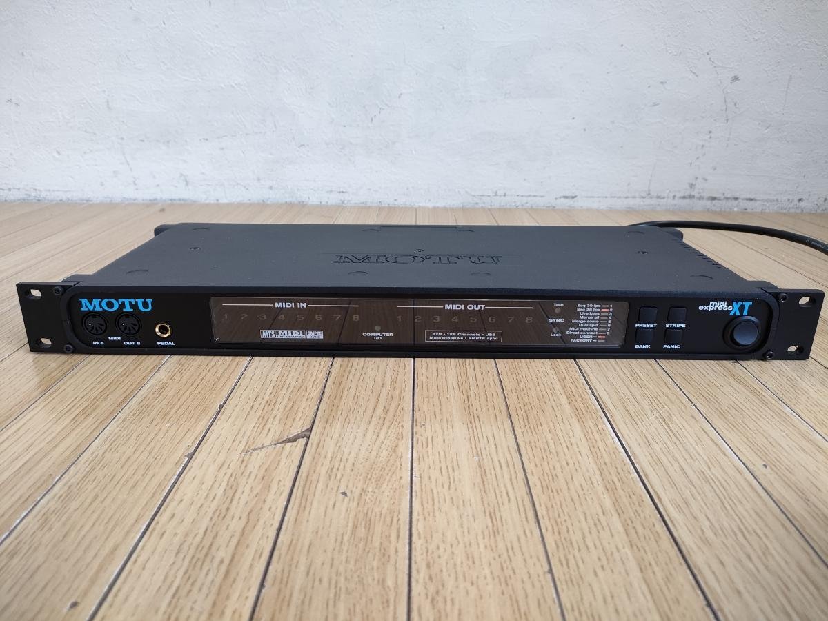 ☆MOTUモツ midi express XT MIDIインターフェース② XT MIDI Express
