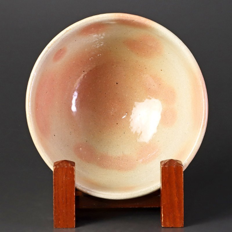 寺垣外窯 杉本貞光 織部茶碗 共箱 美品 URA]寺垣外窯/杉本貞光 造/御本茶碗/共箱/9-2-22(検)骨董/信楽焼/信楽
