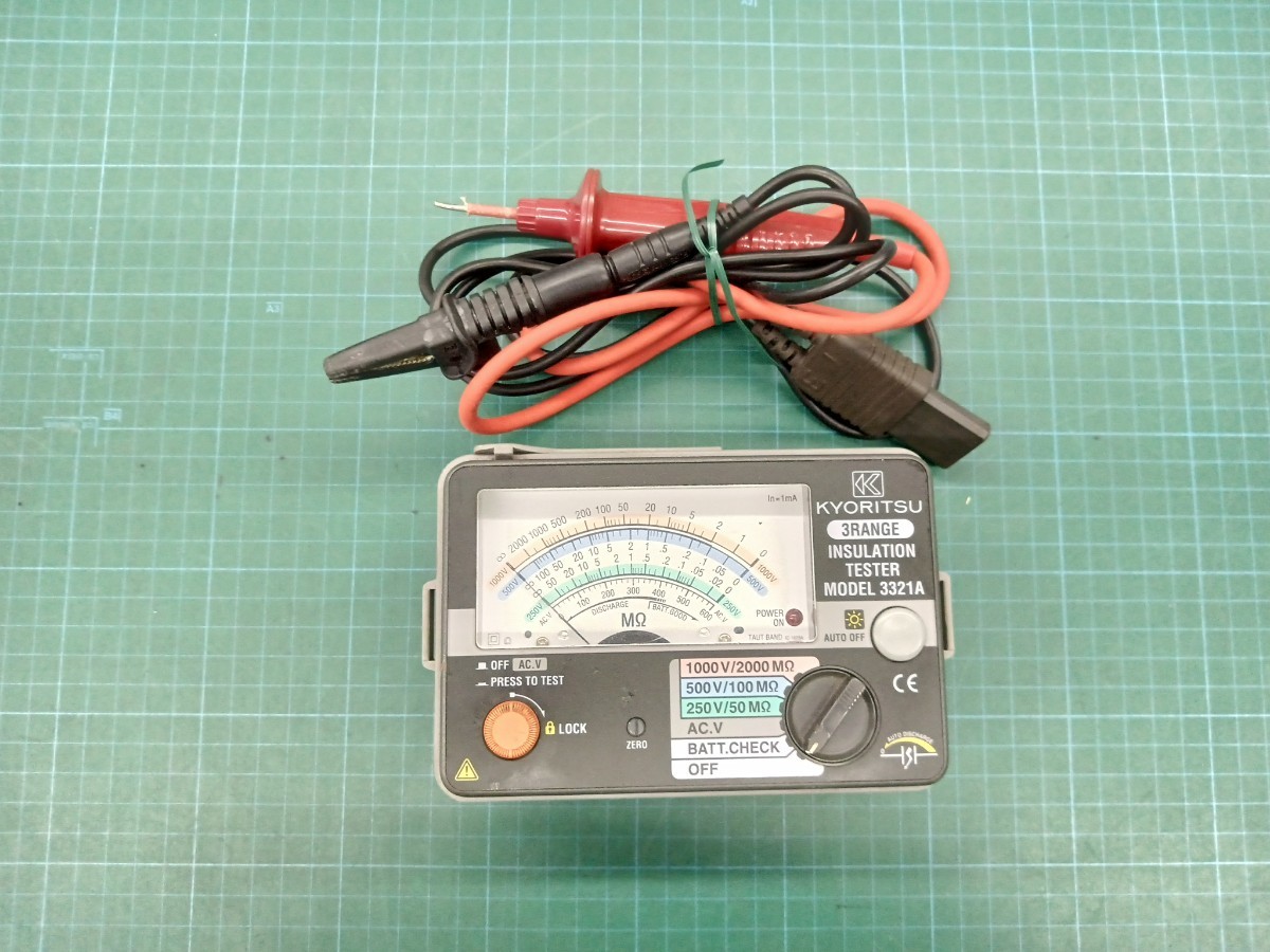  KYORITSU 共立 絶縁抵抗計(電気計測器)｜売買されたオークション情報、yahooの商品情報をアーカイブ公開 - オークファン 電気計測器