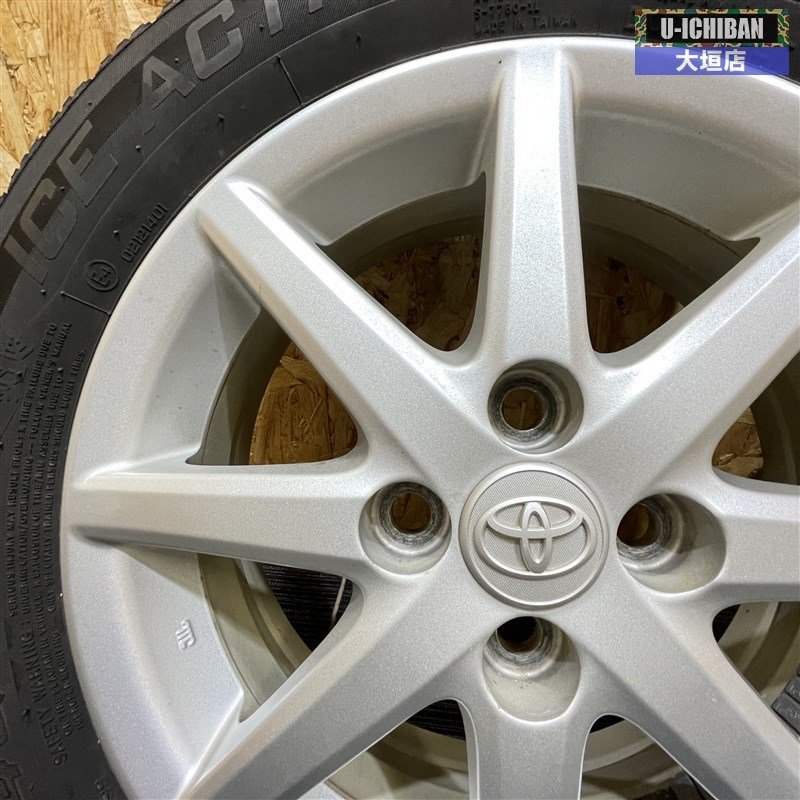 トヨタ P10系 アクア 純正アルミホイール 15インチ×5.0 +39 4H 100