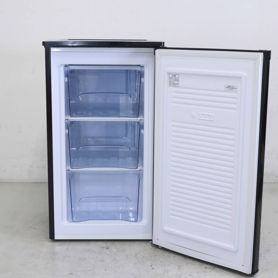 ☆22年製 アイリスオーヤマ☆60L 冷凍庫 IUSD-6B-B 右開き ブラック 2