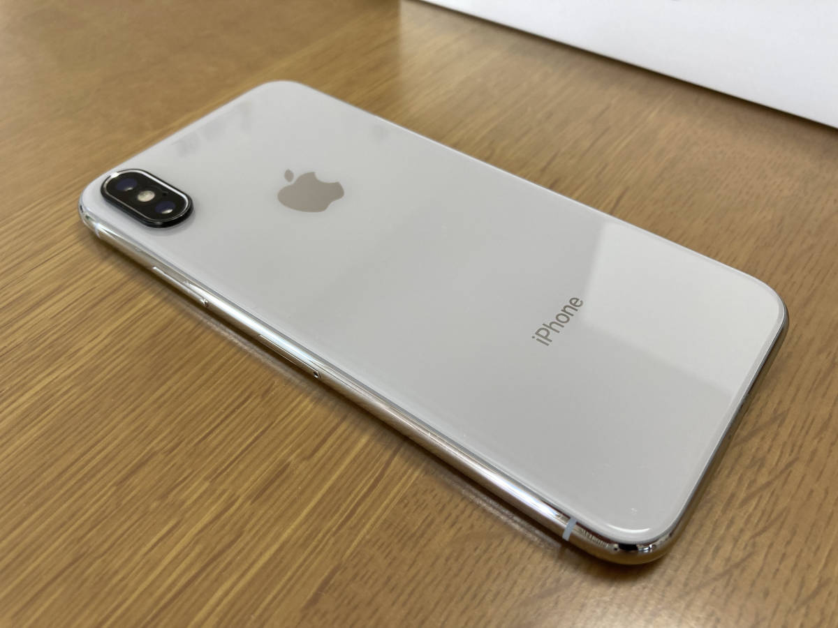 新品，限定セール 【超美品白ロム】iPhoneX 256GB シルバー SIMフリー