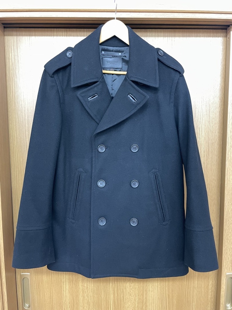 【COACH】コーチ ピーコート Ｍ～Ｌ 高級 【美品】 ジャケット コート◆ black label uc