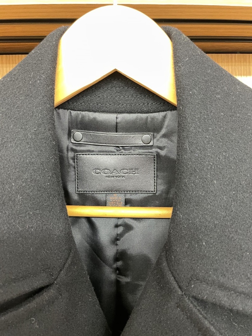 【COACH】コーチ ピーコート Ｍ～Ｌ 高級 【美品】 ジャケット コート◆ black label uc