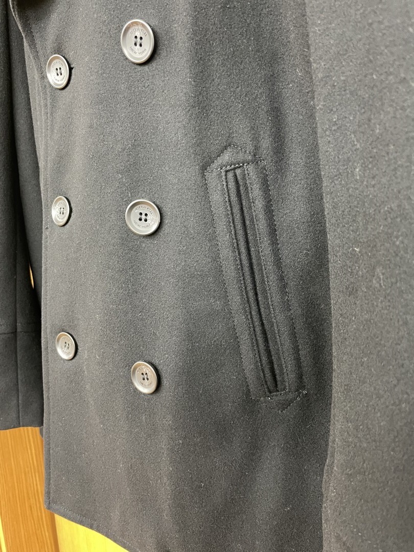 【COACH】コーチ ピーコート Ｍ～Ｌ 高級 【美品】 ジャケット コート◆ black label uc
