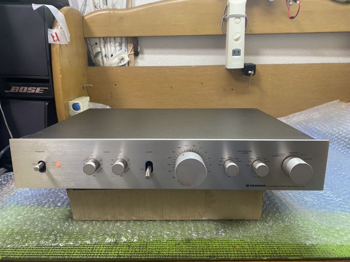 PIONEER（パイオニア） C-21 プリアンプ 整備済み 完動品 PIONEER
