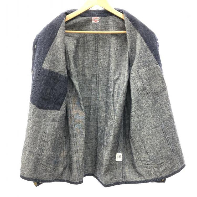 中古】WAREHOUSE ハートボタン カバーオール 38 インディゴ ウエア