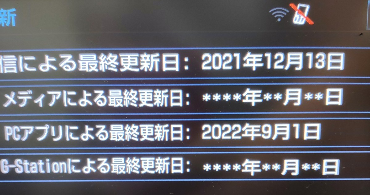 2022.9更新 トヨタ純正ナビ DSZT-YC4T 9インチ 2020春 地図データ