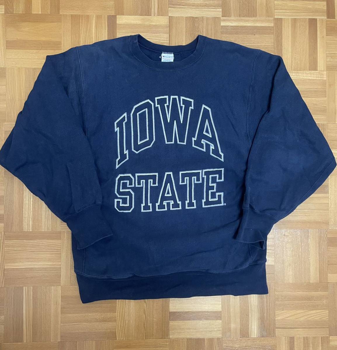 90s champion reverse weave iowa state XL navy mexico チャンピオン