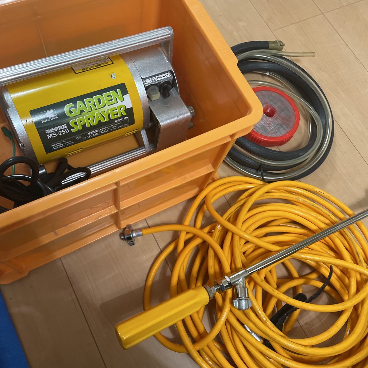 中古】工進 KOSHIN 電動噴霧器 ガーデンスプレーヤー モデル MS-250