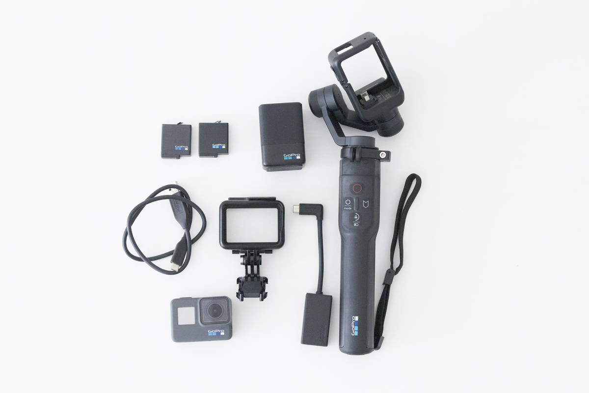 GoPro KARMAグリップ & HERO5 Black & プロ3.5mmマイクアダプター