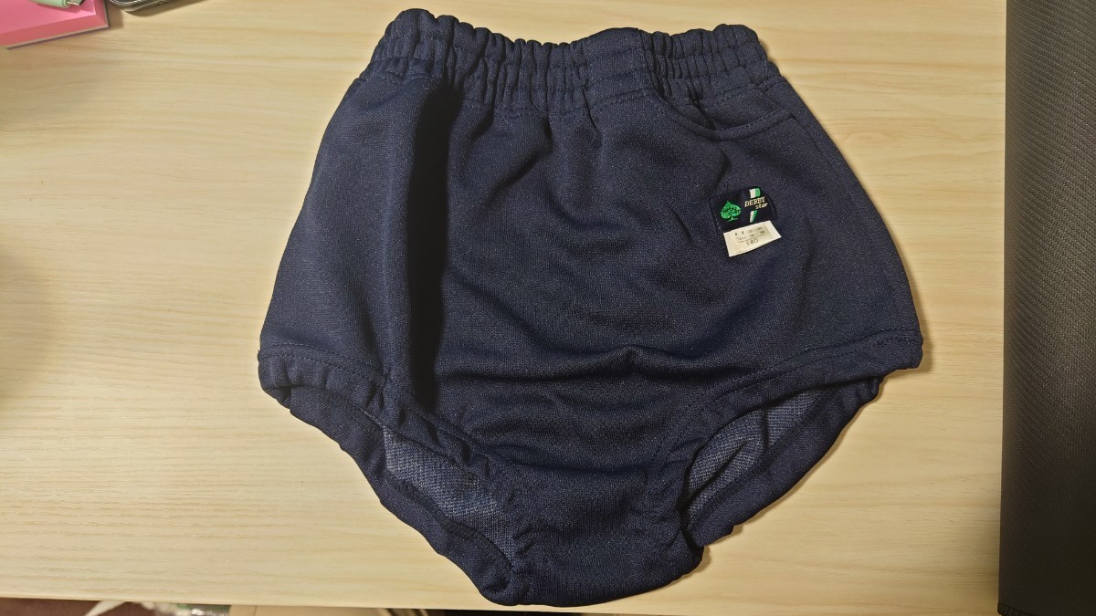 ダービースター スポーツウエア bloomers ブルマ 濃紺 ブルマ150サイズ ダービースター ブルマー新品未使用品 ポケット