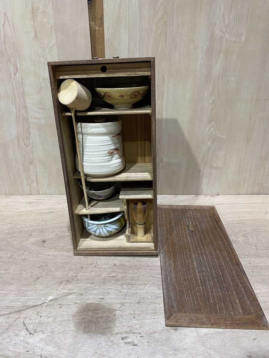 新品，100%新品 Ｋ－７８７ 茶道具セット 水差し 建水 蓋置 棗 茶筅 柄杓 茶杓 木箱 抹茶道具 茶道 茶入れ陶 木箱欠け有 品 長期保管品(陶磁一般)｜売買されたオークション情報、yahooの商品情報をアーカイブ 陶磁一般