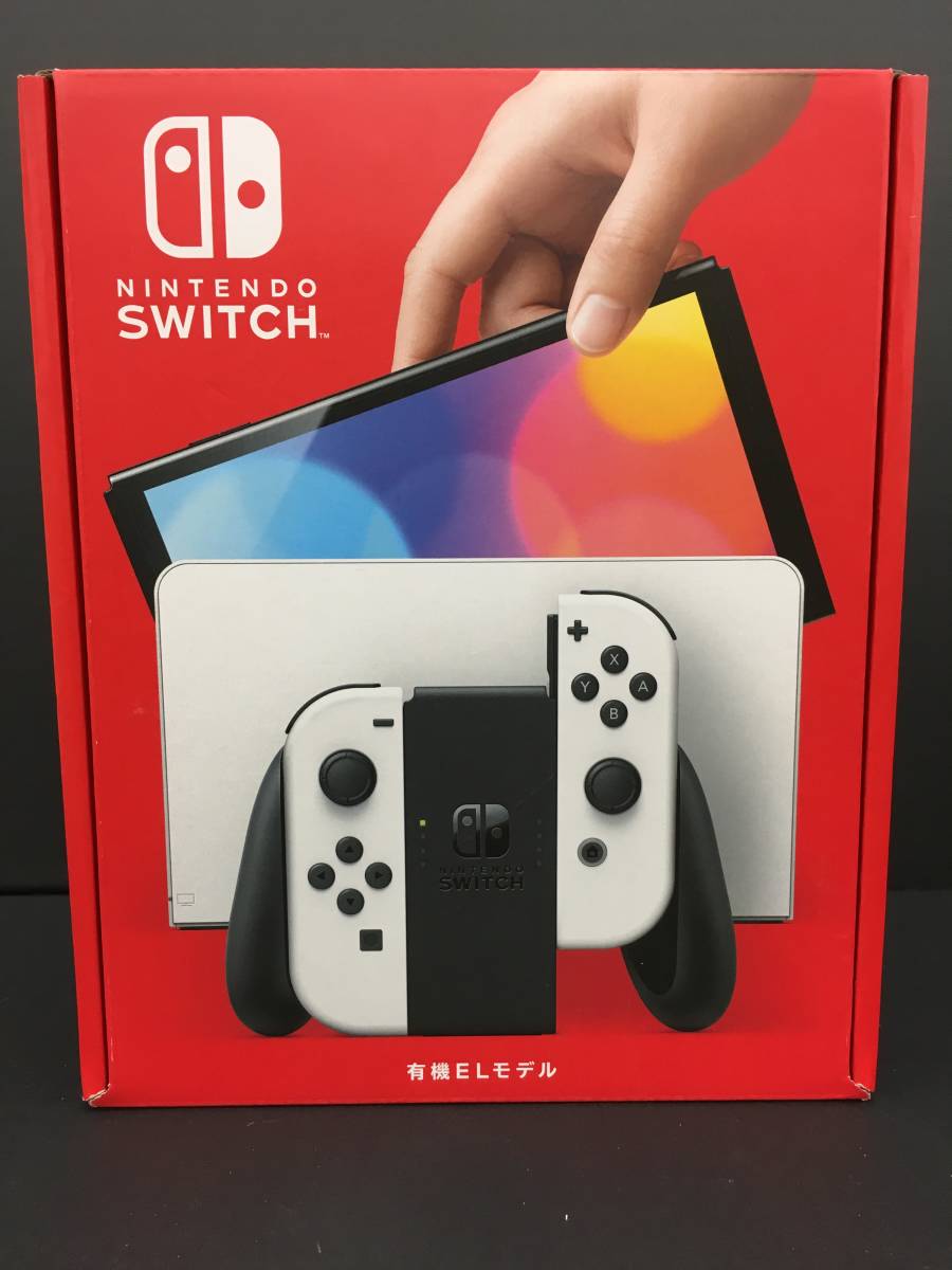 ◎Nintendo Switch本体(有機ELモデル) Joy-Con(L/R)ホワイト【未使用