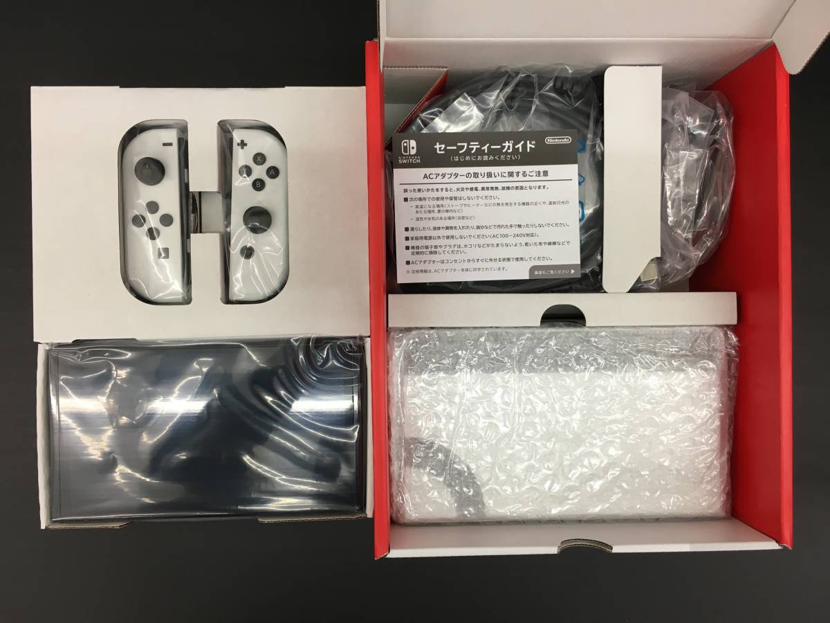 ◎Nintendo Switch本体(有機ELモデル) Joy-Con(L/R)ホワイト【未使用