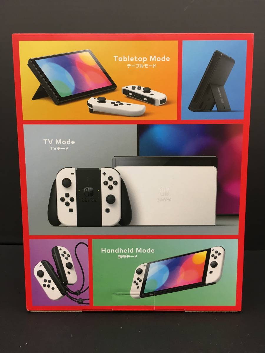 ◎Nintendo Switch本体(有機ELモデル) Joy-Con(L/R)ホワイト【未使用