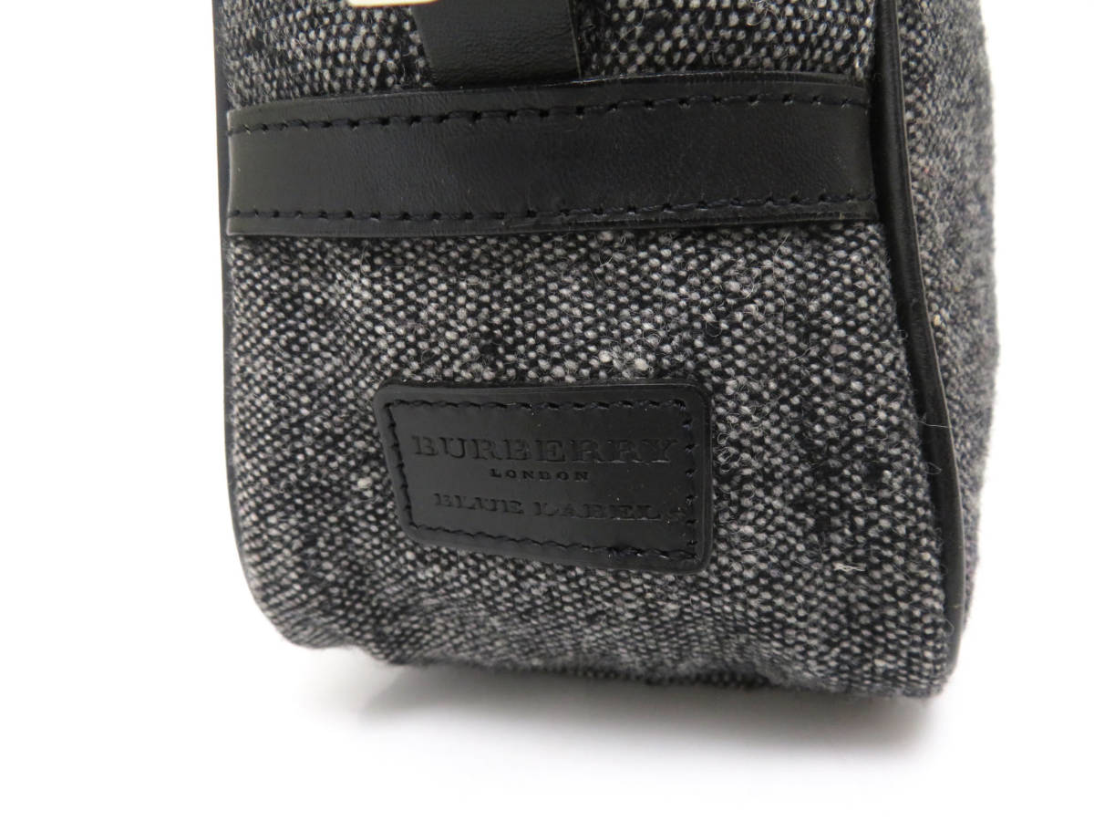 品質保証書付 10992 美品 BURBERRY BLUE LABEL バーバリー ウール 